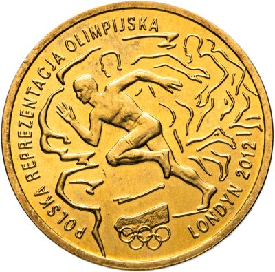купить Польша 2 злотых (zlote) 2012 "XXX летние Олимпийские Игры, Лондон 2012"