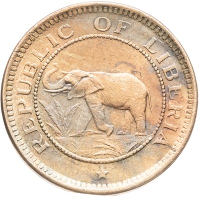 купить Либерия 1/2 цента (cent) 1937