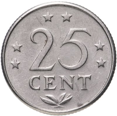 купить Нидерландские Антильские острова 25 центов 1970