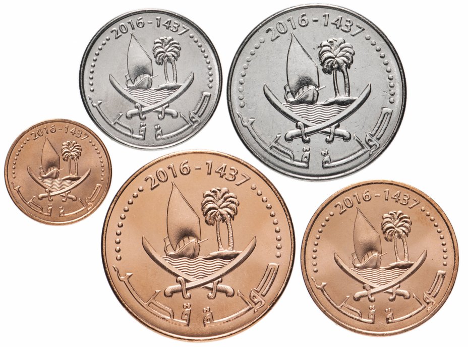 купить Катар набор монет 2016 (5 штук)
