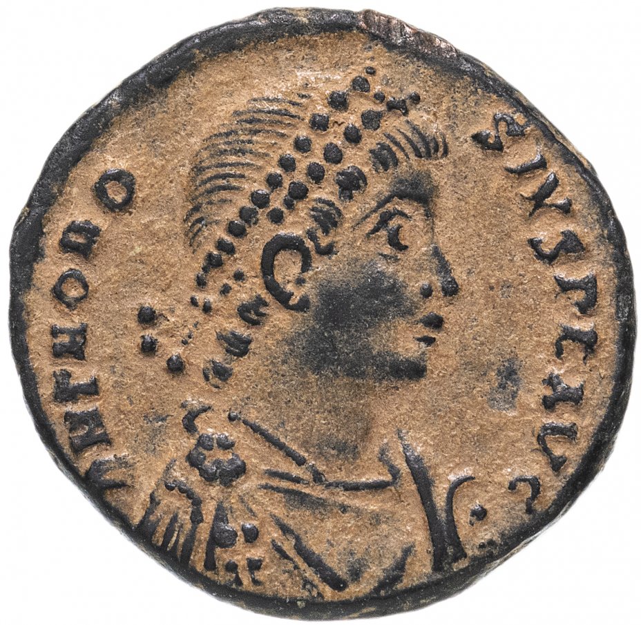 купить Римская империя, Феодосий I, 379-395 годы, Нуммий.