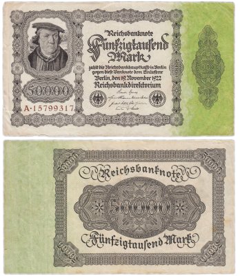 купить Германия 50000 марок 1922 P-79