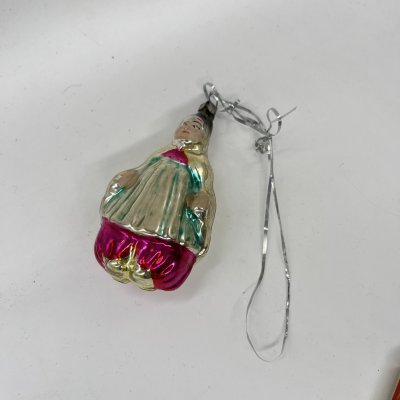 купить Ёлочная игрушка "Шамаханская царица", из набора "Сказка о золотом петушке", стекло, роспись, металл, Завод стеклянных ёлочных украшений и оптических изделий, г. Москва, СССР, 1950-1960 гг.