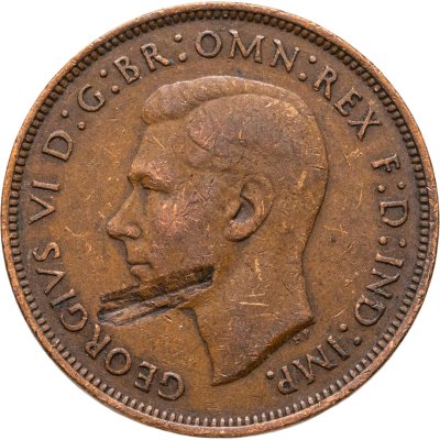 купить Великобритания 1 пенни (penny) 1945