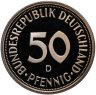 Купить Германия 50 пфеннигов (pfennig) 1982, знак монетного двора: "D" - Мюнхен
