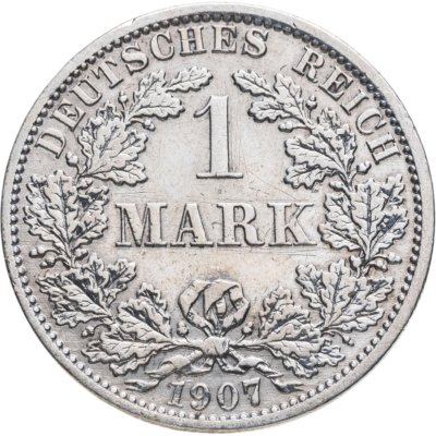 купить Германия 1 марка 1907 знак монетного двора: "A"