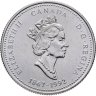 Купить Канада 25 центов (cents) 1992 125 лет Конфедерации Канада - Ньюфаундленд и Лабрадор