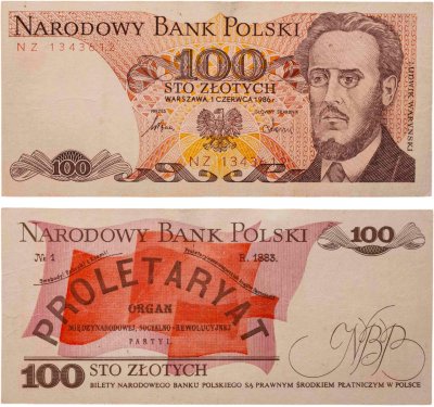 купить Польша 100 злотых 1986