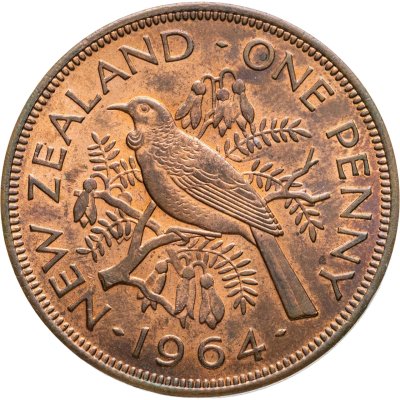 купить Новая Зеландия 1 пенни (penny) 1964