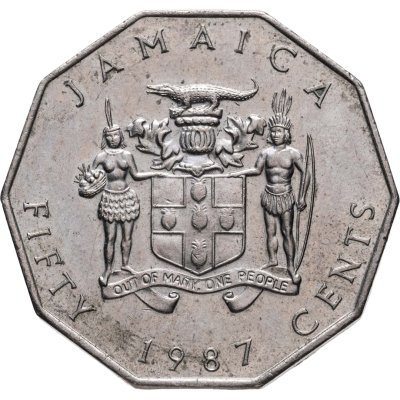 купить Ямайка 50 центов (cents) 1987
