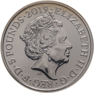 купить Великобритания 5 фунтов 2019 «Королева Виктория Корабль поезд» в буклете