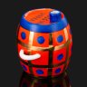 Купить Штоф "Петровская" (Russian vodka) для Московского ликеро-водочного завода, художник П.В. Леонов, фарфор, крытье, роспись, золочение, Дулевский фарфоровый завод (Дулёво), СССР, 1960-1970 гг.