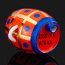 Купить Штоф "Петровская" (Russian vodka) для Московского ликеро-водочного завода, художник П.В. Леонов, фарфор, крытье, роспись, золочение, Дулевский фарфоровый завод (Дулёво), СССР, 1960-1970 гг.