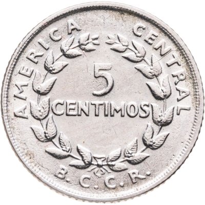купить Коста-Рика 5 сентимо (centimos) 1969