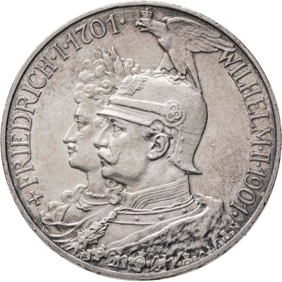 купить Германская империя, Пруссия 5 марок 1901 "200-летие Пруссии"
