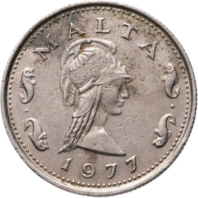 купить Мальта 2 цента (cents) 1977