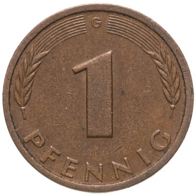 купить Германия (ФРГ) 1 пфенниг (pfennig) 1983