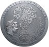 Купить Острова Кука 20 долларов 2021 года "Археология и символизм - Аль Ханум Диск Богини Луны частично позолоченная", в футляре с сертификатом