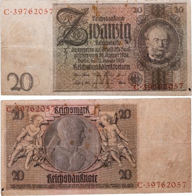 купить Германия 20 марок 1929