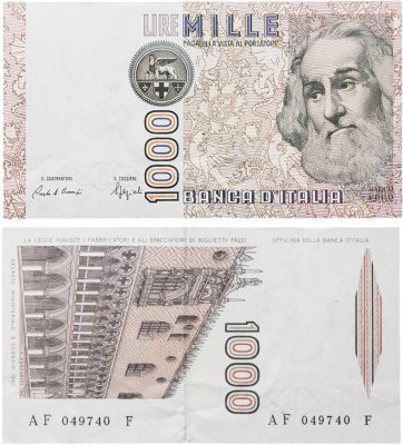 купить Италия 1000 лир 1982