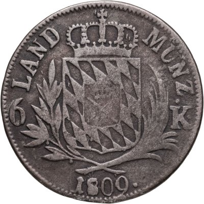 купить Бавария 6 крейцеров 1809