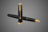 Купить Перьевая ручка Parker Sonnet , Matte Black GT, перо: F, цвет чернил: black, в подарочной упаковке, Лаки и смолы: лак, латунь, нержавеющая сталь, палладий, 2026 г.