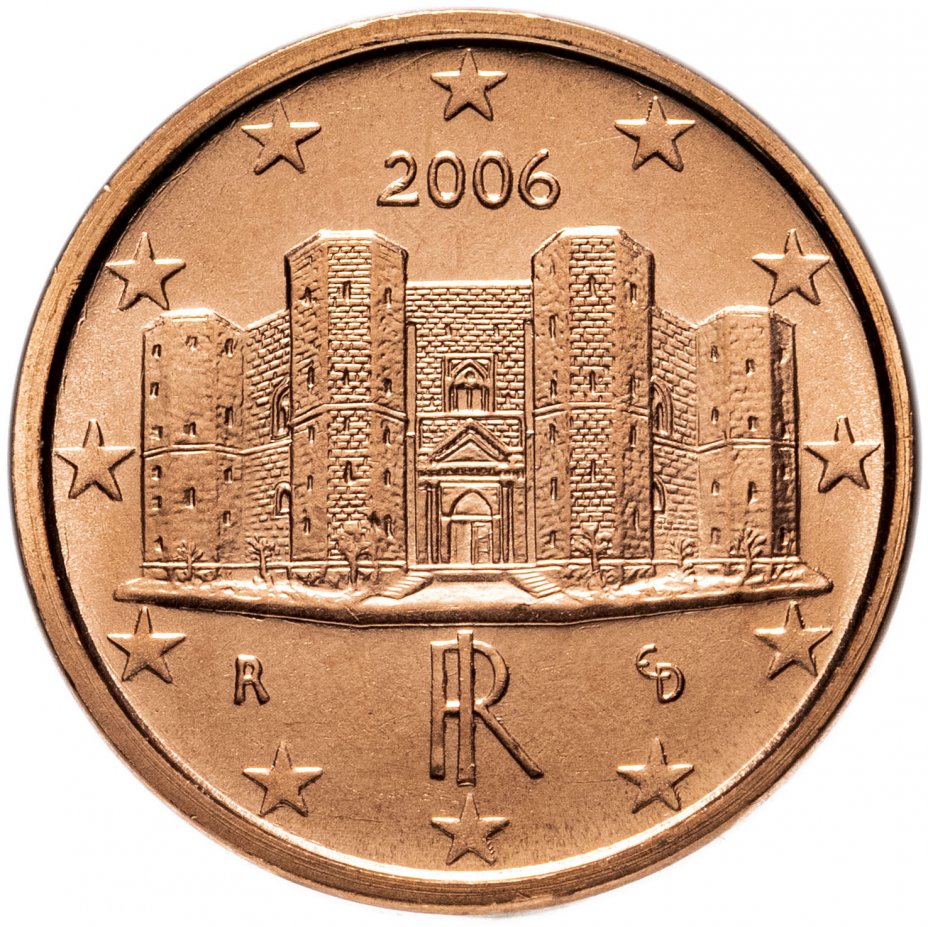 купить Италия 1 цент (cent) 2006