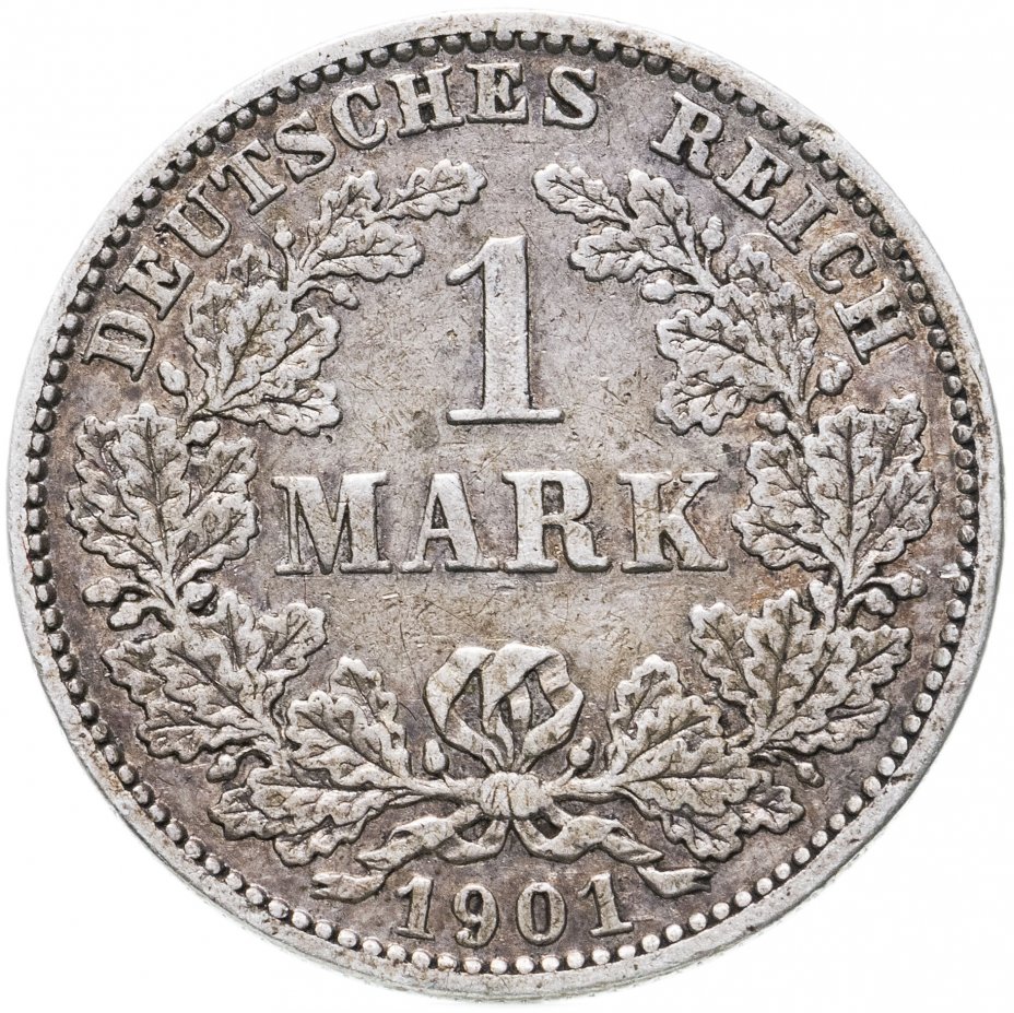 купить Германия 1 марка (mark) 1901 E  знак монетного двора: "E" - Мульденхюттен