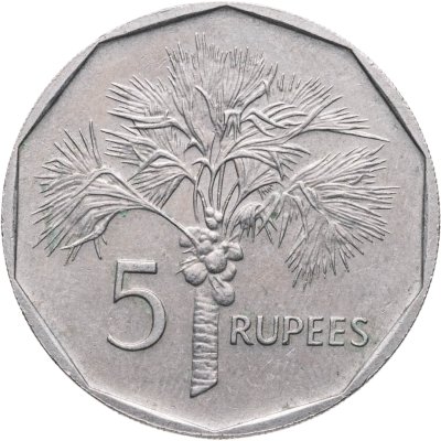 купить Сейшелы 5 рупий (rupees) 1982