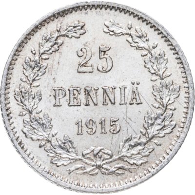 купить 25 пенни (pennia) 1915 S Российская Финляндия