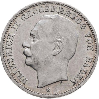 купить Германская Империя, Баден 3 марки (mark) 1911