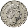 Купить Новая Зеландия 10 центов (cents) 2000-2004, случайная дата