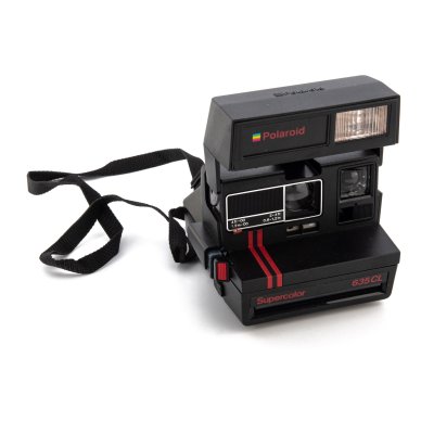 купить Фотоаппарат мгновенной съемки "Polaroid 635 Cl" в оригинальной коробке с инструкцией, Предприятие "Светозар", пластик, стекло, картон, СССР, 1990 г.