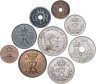 Купить Дания набор из 9 монет 1, 2, 5, 10, 25 эре и 1 крона 1934-1980