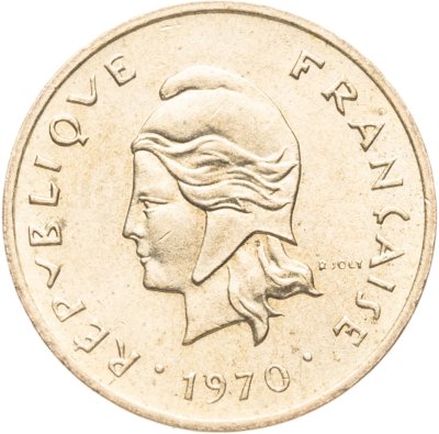 купить Новые Гебриды 1 франк (franc) 1970
