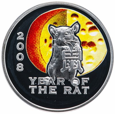 купить Остров Ниуэ 1 доллар 2007 "Китайский гороскоп - Год крысы"
