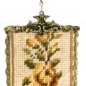 Купить Сонетка, ткань, вышивка, бархат, тесьма, 1940-1960 гг.