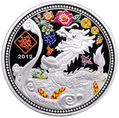 купить Демократическая Республика Конго 240 франков 2012 "Китайский гороскоп - Год дракона"