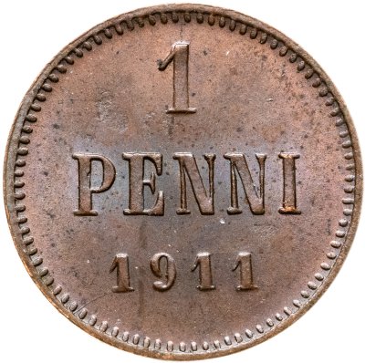 купить 1 пенни (penni) 1911 Российская Финляндия