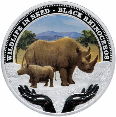 купить Тувалу 1 доллар 2011 «Сохраним наш мир - чёрный носорог»