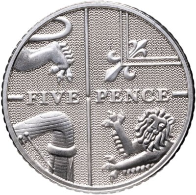 купить Великобритания 5 пенсов (pence) 2008 серебро