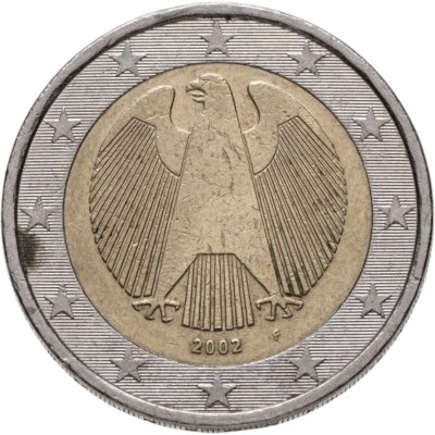 купить Германия 2 евро (euro) 2002 F знак монетного двора: "F" - Штутгарт
