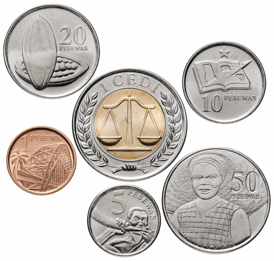 купить Гана набор из 6 монет 2007