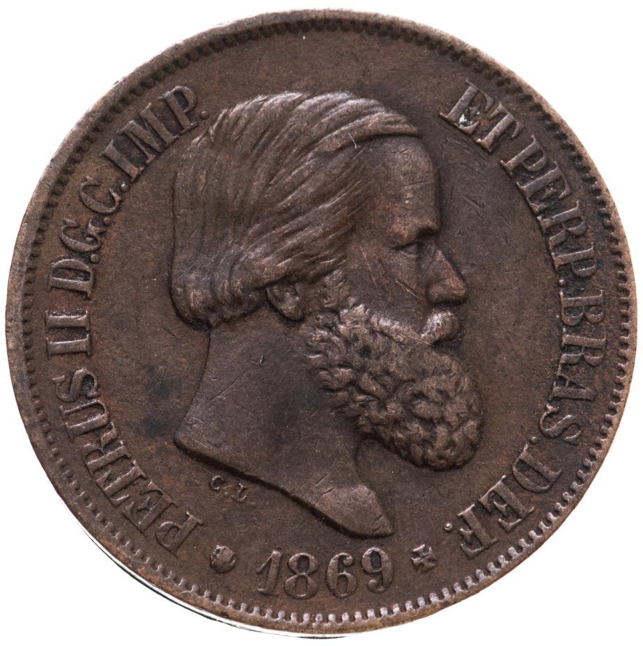 купить Бразилия 20 рейс 1869