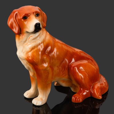 купить Статуэтка "Золотистый ретривер", Kingston Pottery, керамика, Великобритания, 1970-1980 гг.