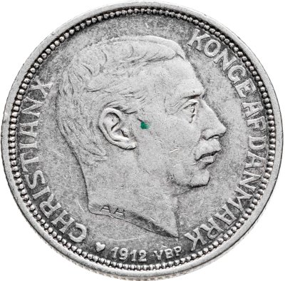 купить Дания 2 кроны (kroner) 1912 смерть Фредерика VIII и вступление на престол Кристиана X