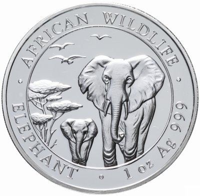 купить Сомали 100 шиллингов 2015 "Африканская фауна: слон"