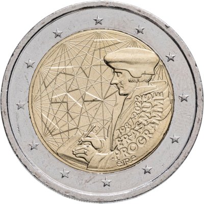 купить Ирландия 2 евро 2022 "35 лет программе Эразмус"