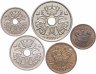 Купить Дания набор монет 1992-1997 (5 монет)