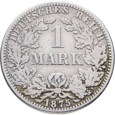 купить Германия 1 марка 1875 A знак монетного двора: "A" - Берлин